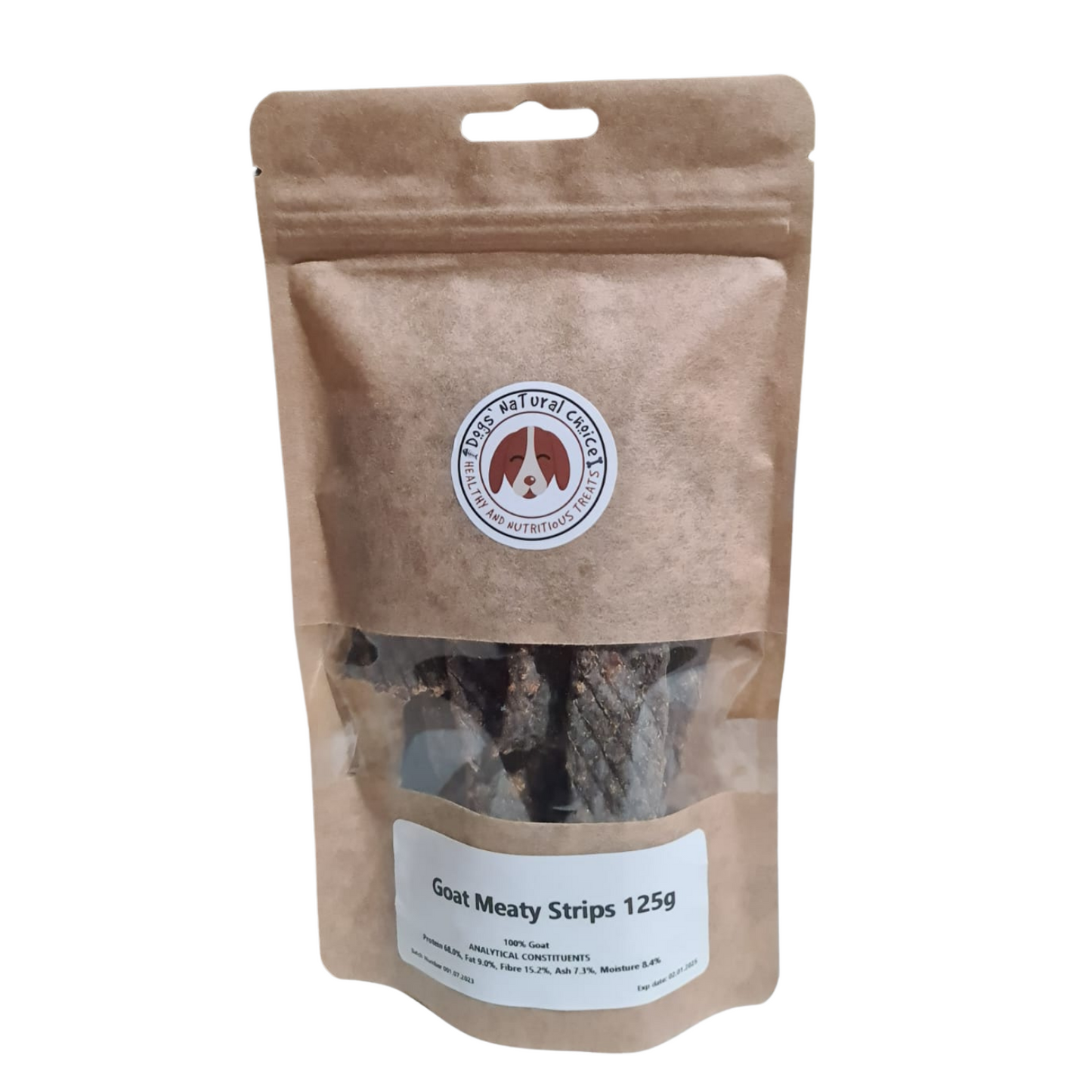 Goat Meaty Strips 125g